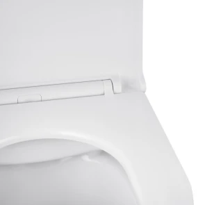 Система інсталяції для підвісного унітазу Geberit Duofix (458.103.00.1) + Унітаз підвісний безобідковий Kroner Eifel TORNADO з сидінням №6