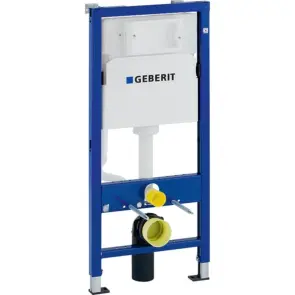 Система інсталяції для підвісного унітазу Geberit Duofix (458.103.00.1) + Унітаз підвісний безобідковий Kroner Eifel TORNADO з сидінням №10