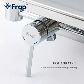 Гигиенический душ Frap F7516 с держателем для бумаги и полкой, хром №3