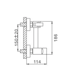 Гигиенический душ Frap F7504-6, черный №3