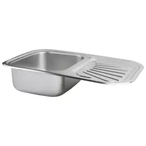Кухонна мийка WEZER 7549(08) Satin 750x490x180 мм + сифон №2