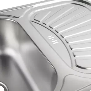 Кухонна мийка WEZER 7549(08) Satin 750x490x180 мм + сифон №4