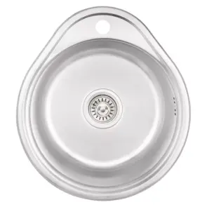 Кухонная мойка WEZER 4843(08) Декор 480x430x180 мм + сифон №1