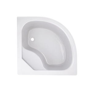 Душевая кабина Lidz Latwa SC80x80.SAT.HIGH.FR полукруглая, стекло Frost 4 мм + Душевой поддон KAPIELKA ST80x80x41, с панелью Lidz №9