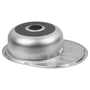 Кухонна мийка WEZER 5745(06) Satin 570x450x160 мм + сифон №3