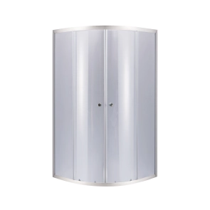 Душова кабіна Lidz Latwa SC90x90.SAT.MID.GR полукругла, скло тон. 4 мм + Душовий піддон KAPIELKA ST90x90x26, з панеллю Lidz №3
