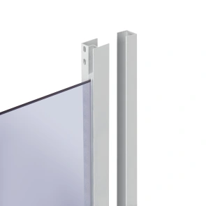 Душова кабіна Lidz Latwa SC80x80.SAT.HIGH.GR полукругла, скло тон. 4 мм + Душовий піддон KAPIELKA ST80x80x41, з панеллю Lidz №4