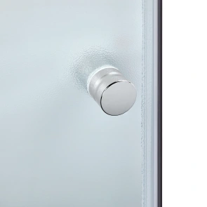 Душова кабіна Lidz Latwa SC90x90.SAT.MID.FR полукругла, скло Frost 4 мм + Душовий піддон KAPIELKA ST90x90x26, з панеллю Lidz №5