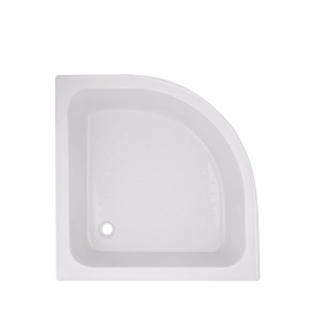 Душова кабіна Lidz Latwa SC90x90.SAT.MID.FR полукругла, скло Frost 4 мм + Душовий піддон KAPIELKA ST90x90x26, з панеллю Lidz №9