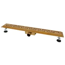 Душовий трап ITAL IT02-FT18/800, 800 мм, нержавіюча сталь, Brushed GOLD