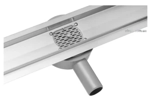 Трап для душу з обертовим сифоном Fala Rotary з нержавіючої сталі 80Х4Х5 см №4