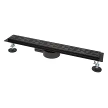 Душевой трап ITAL IT03-FT01/500B поворотный, 500 мм, нержавейка, черный
