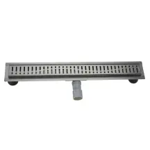 Душовий трап GAPPO G88007-39, 70х800мм, нержавіюча сталь, Gungrey
