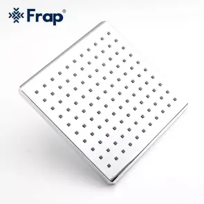 Душева система Frap F2460, поворотний вилив - перемикач на лійку/душ, 1 режим, хром №6