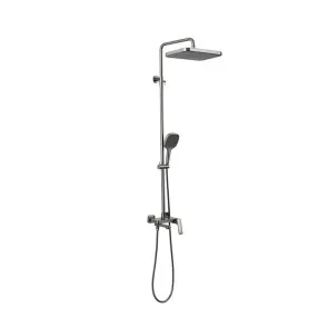 Душевая система GAPPO G2428-9, 3 функции, латунь, оружейная сталь №1