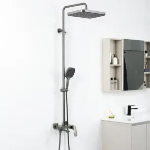 Душевая система GAPPO G2428-9, 3 функции, латунь, оружейная сталь №2