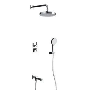 Встроенная душевая система FRAP F7175, 3 функции, латунь, хром. №1