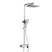 Душевая система FRAP F2490, 3 функции, поворотный излив, латунь, хром