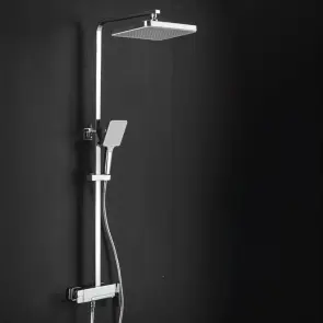 Душевая система FRAP F2490, 3 функции, поворотный излив, латунь, хром №2