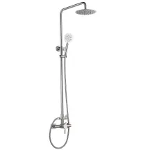 Душевая система WEZER EKO16B-01, девиатор 2 режима, нержавеющая сталь