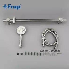 Душевой набор Frap F8016, нержавеющая сталь, 66 см №6