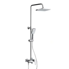 Душевая система FRAP F2486, 3 функции, поворотный излив, латунь, хром №1