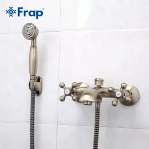 Frap F3019-4 смеситель для ванны, бронза №3