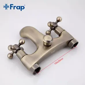 Frap F3019-4 смеситель для ванны, бронза №4