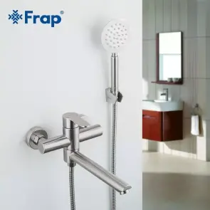 Смеситель для ванны Frap F32801, нержавеющая сталь. №2