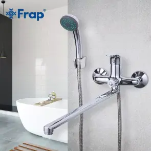 Смеситель для ванны Frap F2236, хром №2