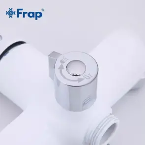 Смеситель для ванны Frap F2234, белый/хром №5