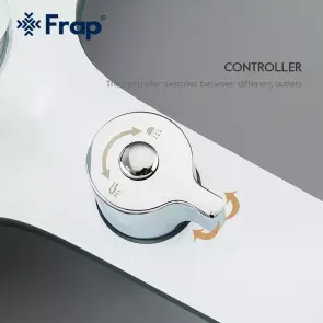 Смеситель для ванны Frap F3249, белый/хром №4