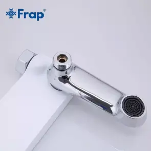 Смеситель для ванны Frap F3234, белый/хром №6