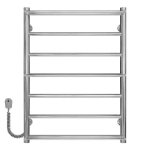 Полотенцесушитель электрический Ladder П7 500х700 Deffi нержавеющая сталь (Хром, EF16, Левое подключение)