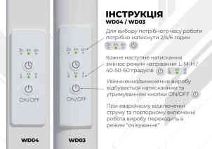 Рушникосушарка електрична Magnus П12 500х800 Deffi нержавіюча сталь (Білий, WD04, Ліве підключення) №4