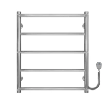 Рушникосушарка електрична Ladder П5 500х600 Deffi нержавіюча сталь (Хром, EF16, Праве підключення)