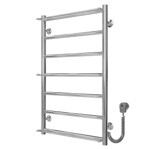 Полотенцесушитель электрический Ladder П7 500х800 Deffi нержавеющая сталь (Хром, EF16, Правое подключение) №2