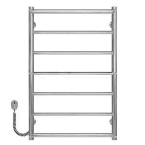 Рушникосушарка електрична Ladder П7 500х800 Deffi нержавіюча сталь (Хром, EF16, Ліве підключення) №1