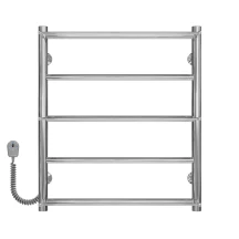 Рушникосушарка електрична Ladder П5 500х600 Deffi нержавіюча сталь (Хром, EF16, Ліве підключення)