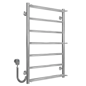 Рушникосушарка електрична Ladder П7 500х800 Deffi нержавіюча сталь (Хром, EF16, Ліве підключення) №2