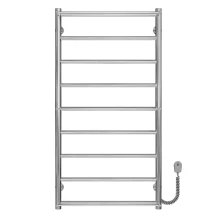 Полотенцесушитель электрический Ladder П9 500х1000 Deffi нержавеющая сталь (Хром, EF16, Правое подключение)