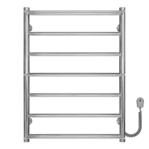 Рушникосушарка електрична Ladder П7 500х700 Deffi нержавіюча сталь (Хром, EF16, Праве підключення) №1