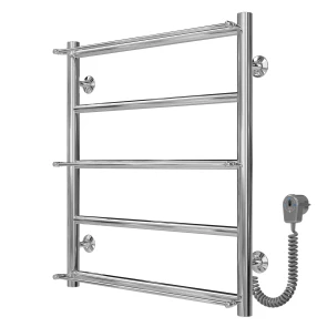 Рушникосушарка електрична Ladder П5 500х600 Deffi нержавіюча сталь (Хром, EF16, Праве підключення) №2