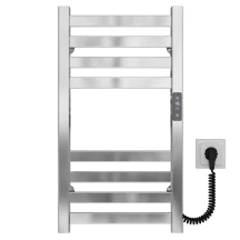 Полотенцесушитель электрический Magnus П8 300х600 Deffi нержавеющая сталь (Хром, JD04, Правое подключение)