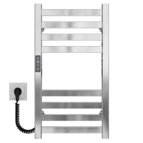 Полотенцесушитель электрический Magnus П8 200х600 Deffi нержавеющая сталь (Хром, JD04, Левое подключение) №1