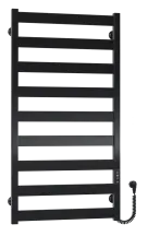 Рушникосушарка електрична Harmony П9 500х1000 Deffi фарбована сталь (Чорний, JD04, Праве підключення)