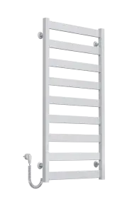 Полотенцесушитель электрический Harmony П9 500х1000 Deffi крашеная сталь (Белый, WD04, Левое подключение) №2