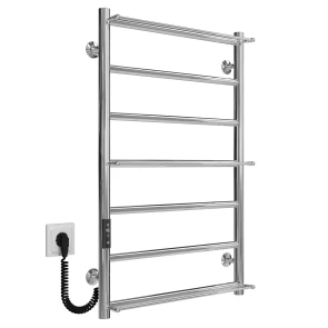 Рушникосушарка електрична Ladder П7 500х800 Deffi нержавіюча сталь (Хром, JD03, Ліве підключення) №2