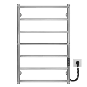 Рушникосушарка електрична Ladder П7 500х800 Deffi нержавіюча сталь (Хром, JD03, Праве підключення) №1