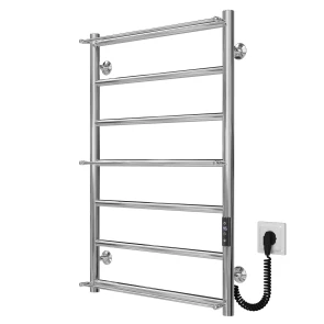 Рушникосушарка електрична Ladder П7 500х800 Deffi нержавіюча сталь (Хром, JD03, Праве підключення) №2